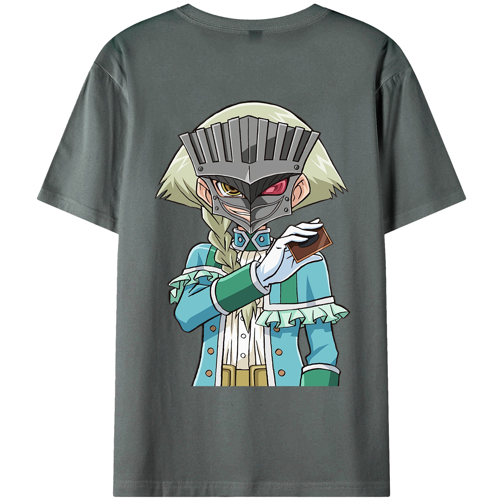 （画像用） 遊☆戯☆王 Yu-Gi-Oh! 綿100％ メンズ半袖Tシャツ（バックプリント） 通気性